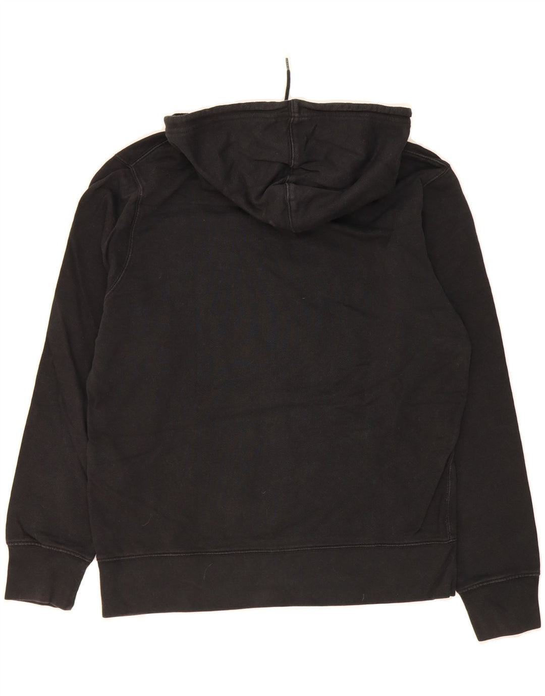 LEVI'S Mens Graphic Hoodie Jumper Small Black Cotton Vintage Levi's and Second-Hand Levi's from Messina Hembry 