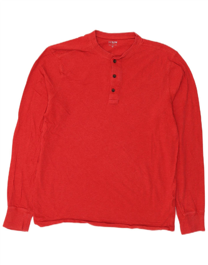 Мужской топ J. CREW из хлопка с длинным рукавом, большой размер, красный