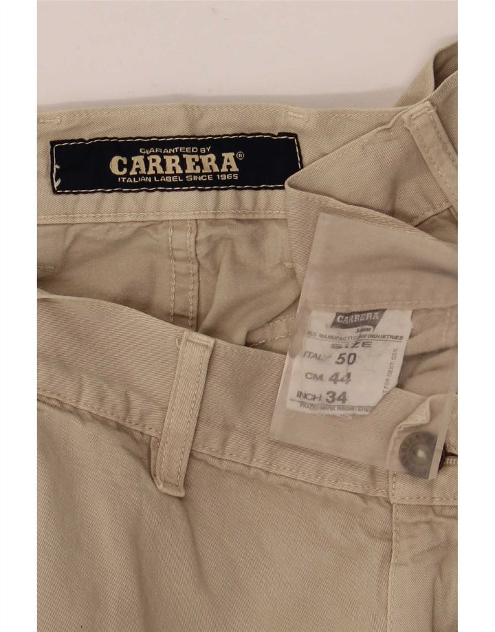 Мужские шорты карго Carrera IT 50 Large W34 Бежевые, хлопок