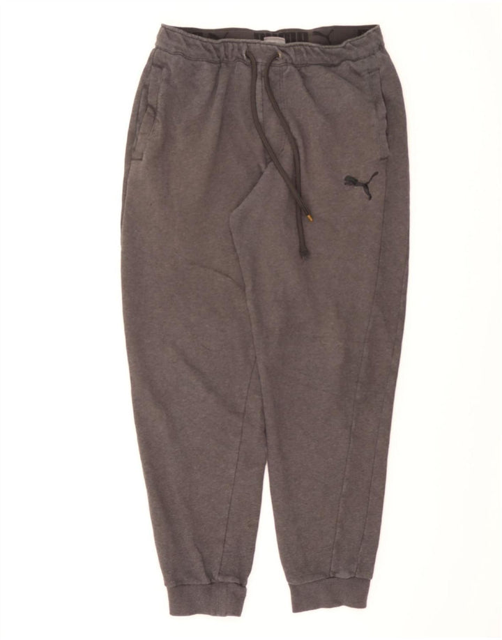PUMA Womens Tracksuit Trousers Joggers UK 12 Medium Grey Cotton Vintage Puma and Second-Hand Puma from Messina Hembry 