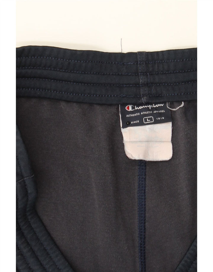 CHAMPION Mens Tracksuit Trousers Large  Blue Cotton Vintage Champion and Second-Hand Champion from Messina Hembry 
