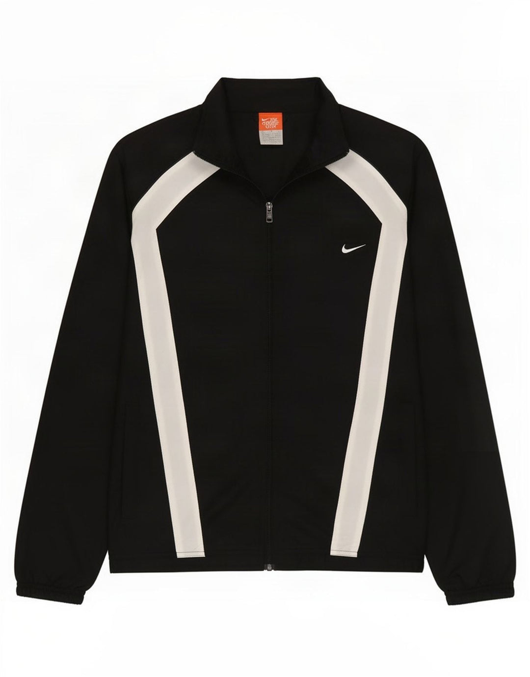 Мужской спортивный костюм Nike Top Jacket UK 38/40, средний черный, нейлон с цветными блоками