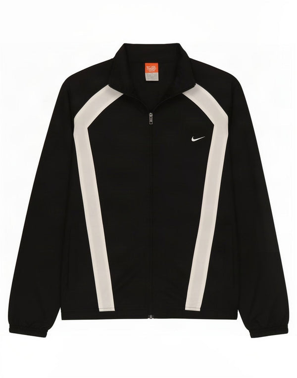 Мужской спортивный костюм Nike Top Jacket UK 38/40, средний черный, нейлон с цветными блоками