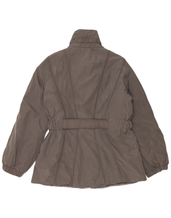 Женская стеганая куртка ZARA UK 18 XL Серая