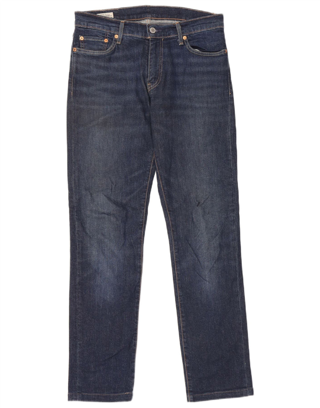 Мужские узкие джинсы LEVI'S W30 L34 синие, хлопок