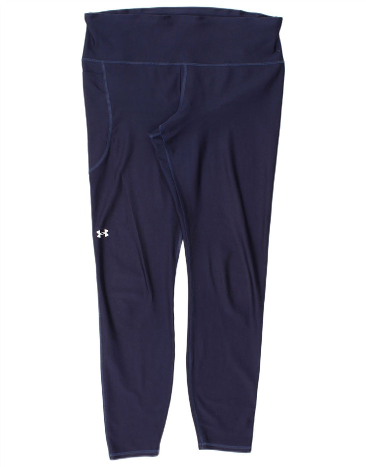 Женские леггинсы Under Armour UK 14, большие, темно-синие