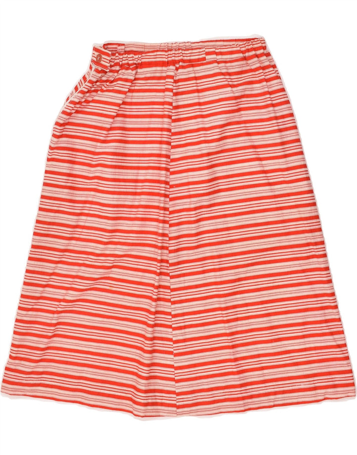 VINTAGE Womens A-Line Skirt W24 XS Red Striped | Vintage Vintage | Thrift | Second-Hand Vintage | Used Clothing | Messina Hembry 