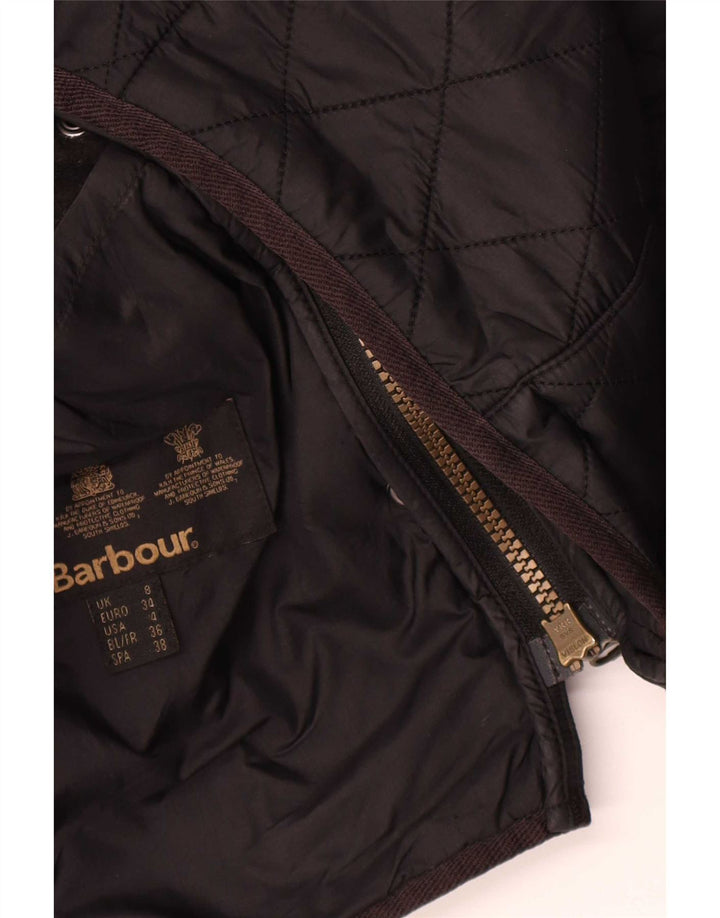 Женская стеганая куртка Barbour UK 8 маленькая черная