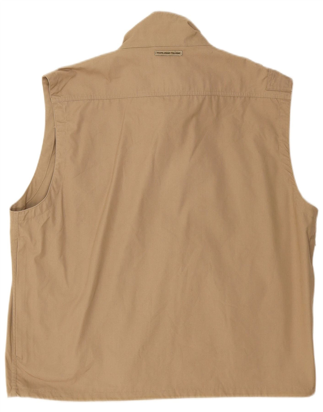 Винтажный мужской универсальный жилет UK 40, большой размер, цвет хаки, хлопок