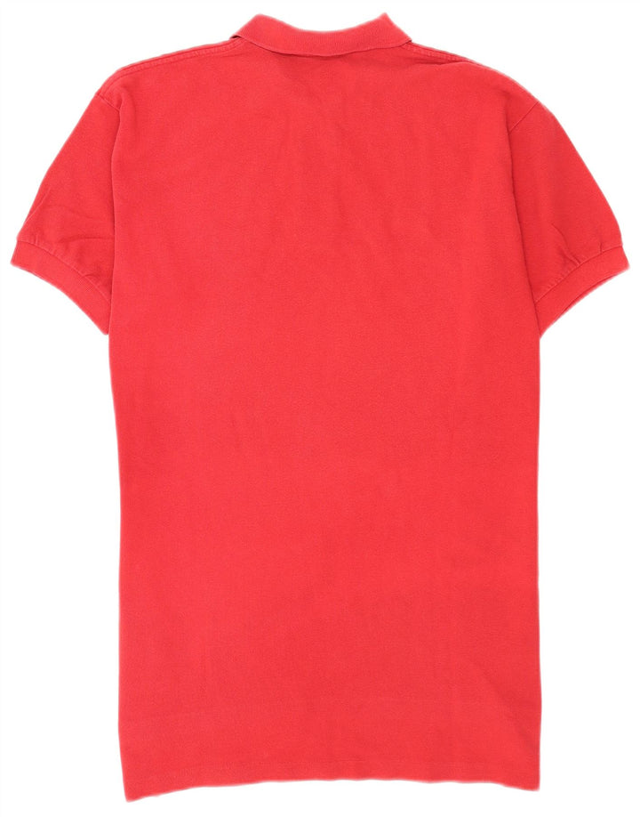 Мужская рубашка Polo Ralph Lauren из хлопка среднего красного цвета