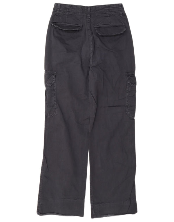 Женские брюки карго свободного кроя с завышенной талией Zara EU 32 2XS W22 L28 Темно-синие