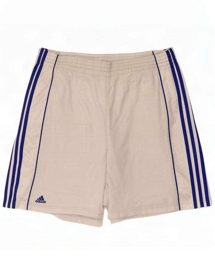 Мужские спортивные шорты Adidas XL из белого полиэстера