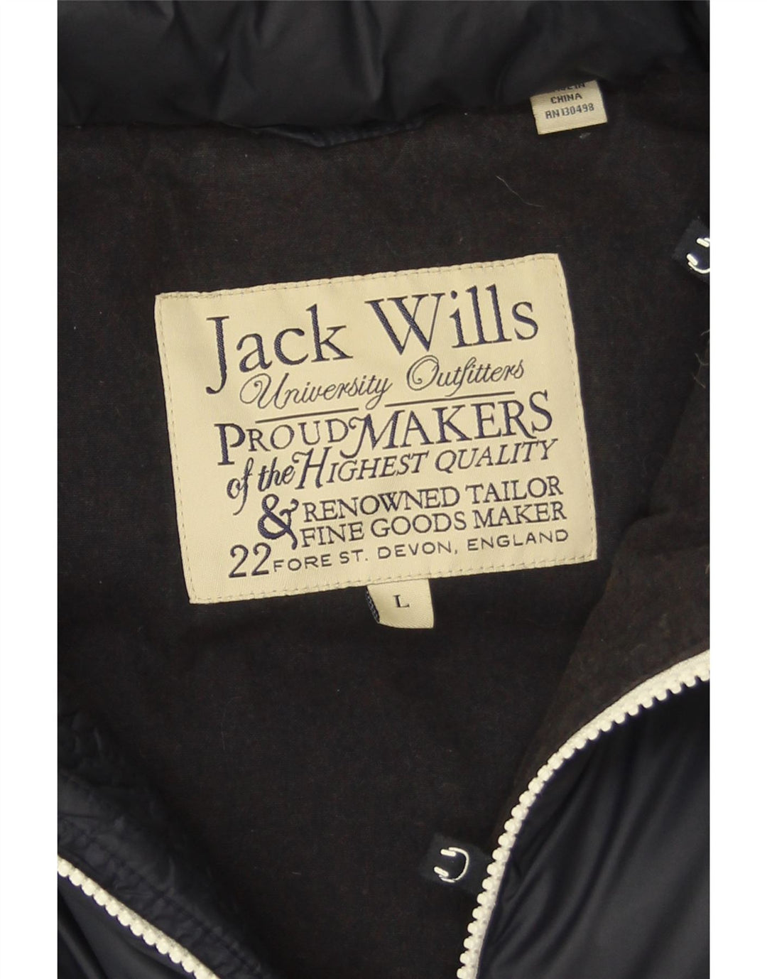Мужской утепленный жилет Jack Wills UK 40, большой темно-синий
