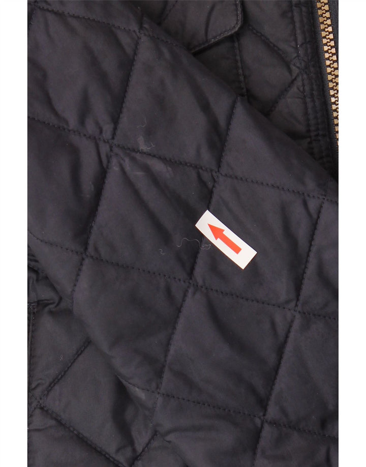 Мужская стеганая куртка Barbour UK 36, маленькая, темно-синяя, полиамид