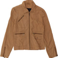 TOM TAILOR Womens Bomber Jacket UK 14 Medium Brown Cotton Vintage Tom Tailor and Second-Hand Tom Tailor from Messina Hembry 