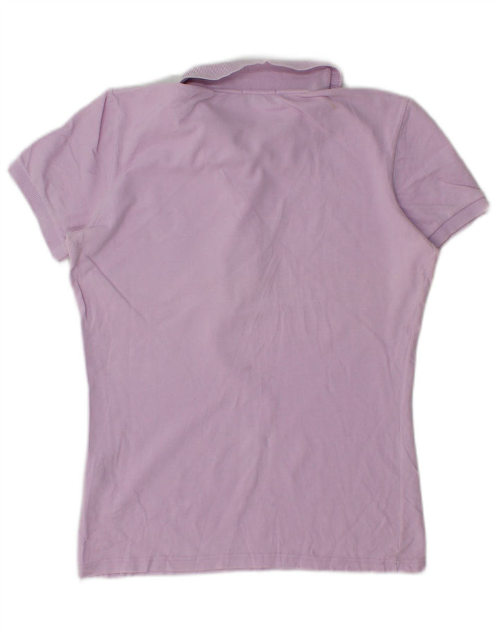 Женская рубашка поло Fred Perry UK 12, средний фиолетовый хлопок