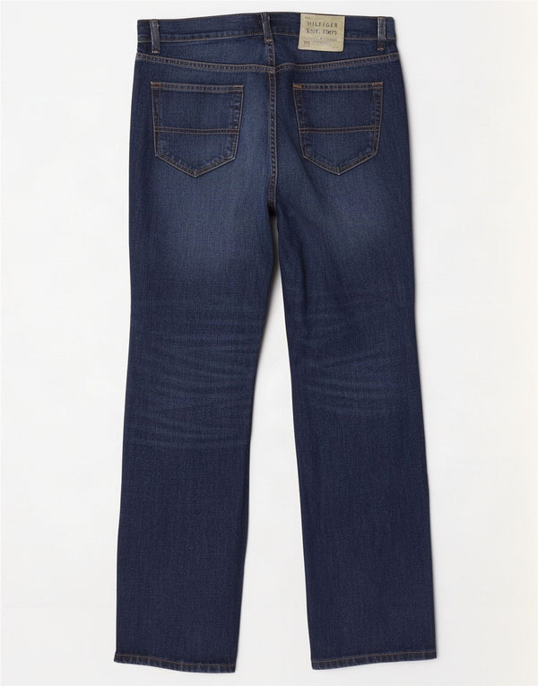 Мужские прямые джинсы Tommy Hilfiger W38 L34 темно-синие, хлопок