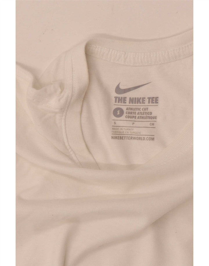 Мужская футболка спортивного кроя Nike, маленький белый