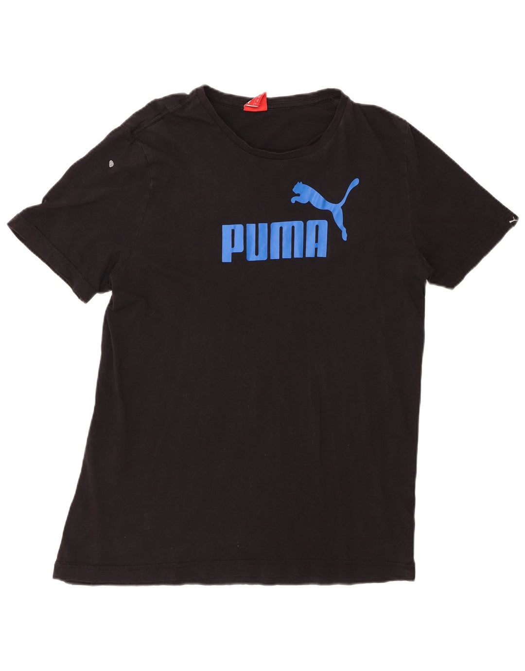Мужская футболка с рисунком PUMA, большая черная