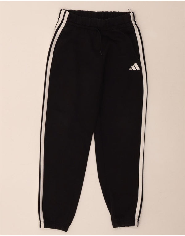 Спортивный костюм Adidas для мальчиков, брюки для бега, 11-12 лет, черный хлопок