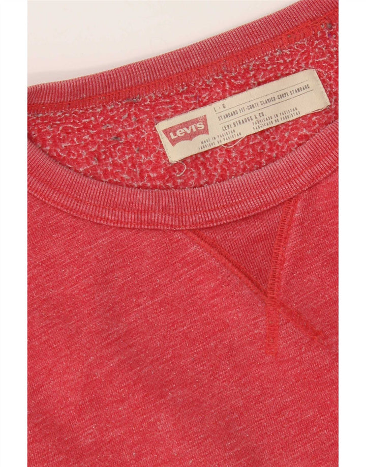 Мужской джемпер стандартного кроя Levi's, большой красный