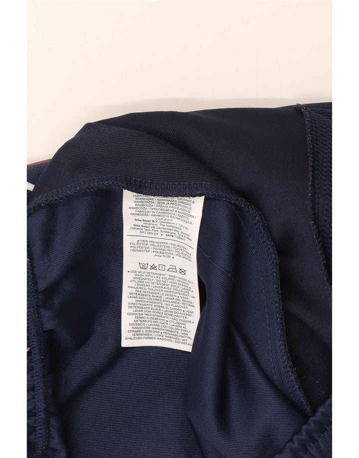 Мужские спортивные брюки Nike с графическим рисунком, джоггеры, средние, темно-синие, с цветными блоками