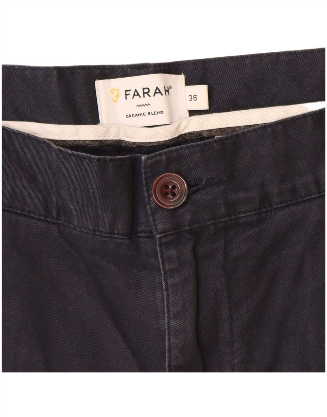 Мужские шорты чинос Farah W36, большие темно-синие, хлопок