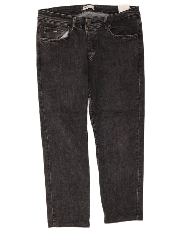 Мужские укороченные джинсы Jack & Jones W34 L25 серые