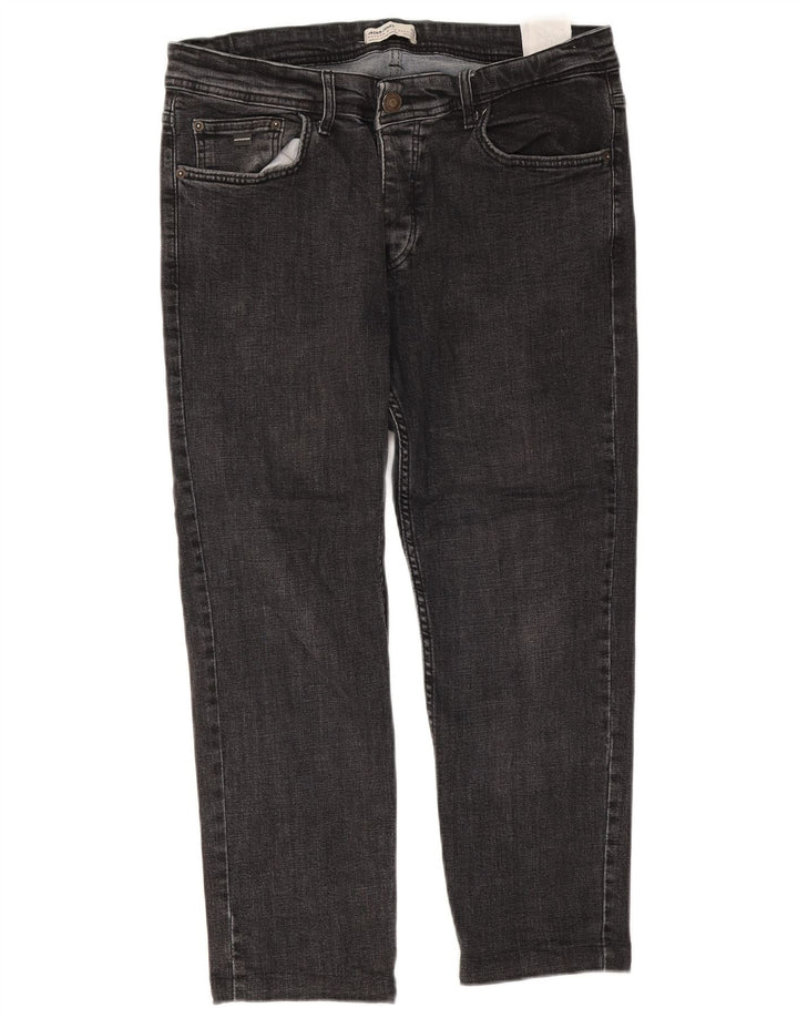 Мужские укороченные джинсы Jack & Jones W34 L25 серые