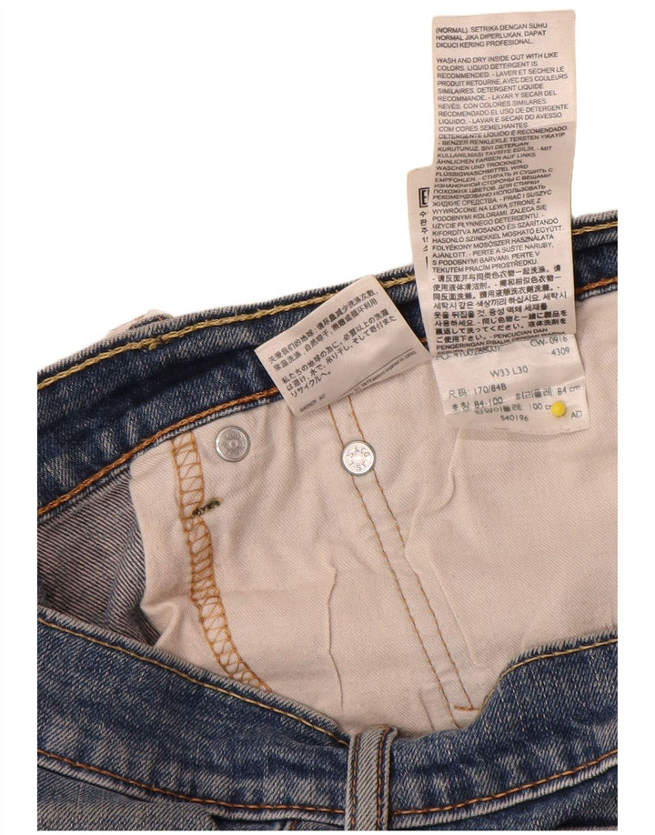 Мужские джинсы Levi's 511 Slim W33 L30 синие, хлопок
