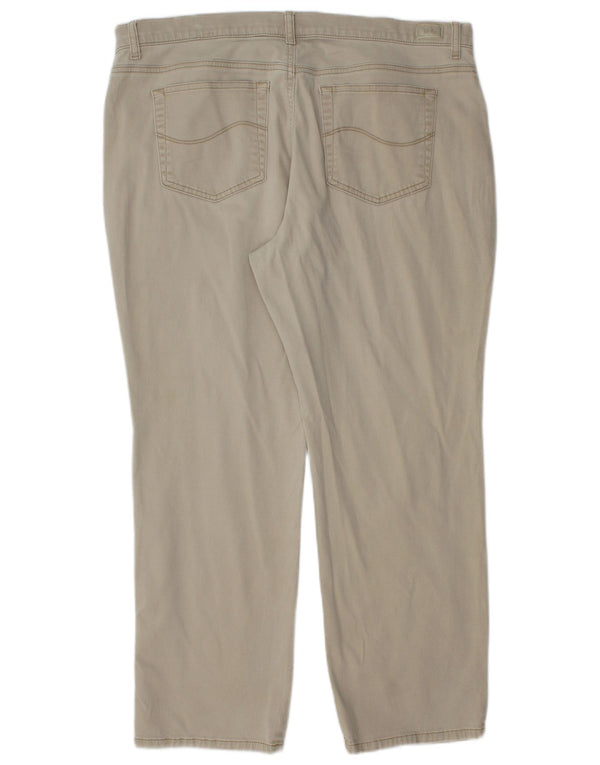 Женские прямые джинсы свободного кроя со средней посадкой Lee W38 L28 Бежевые