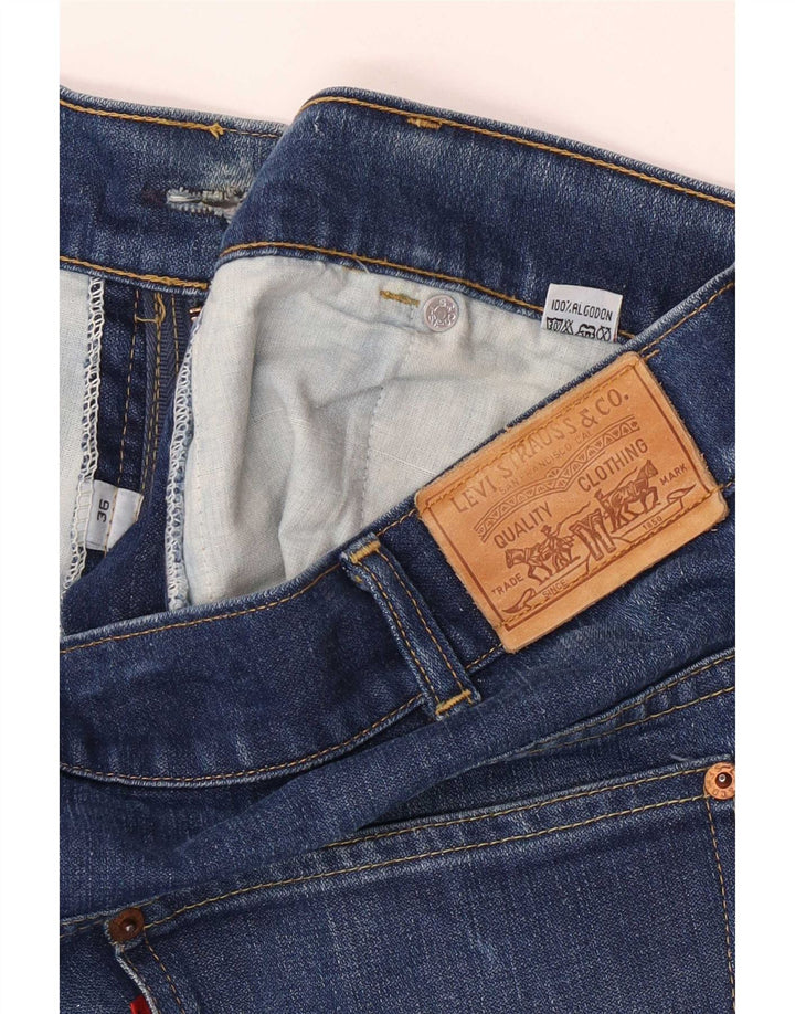 Мужские прямые джинсы Levi's W36 L30 синие, хлопок