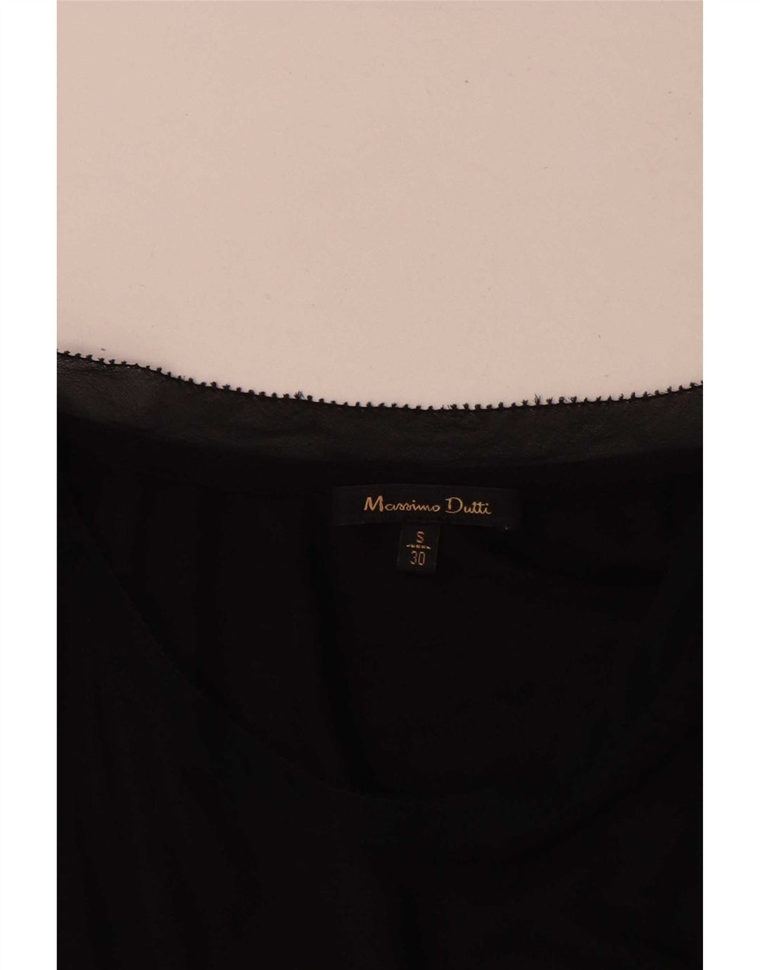 Женская блузка без рукавов Massimo Dutti UK 10, маленькая, черная