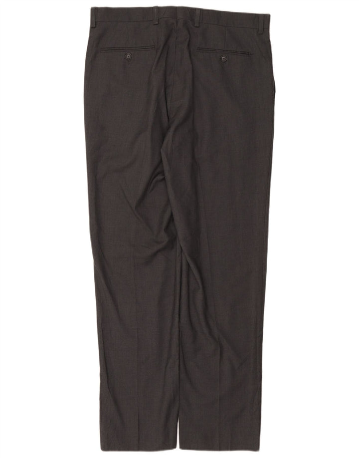 Мужские прямые брюки RALPH LAUREN W34 L32, серый полиэстер