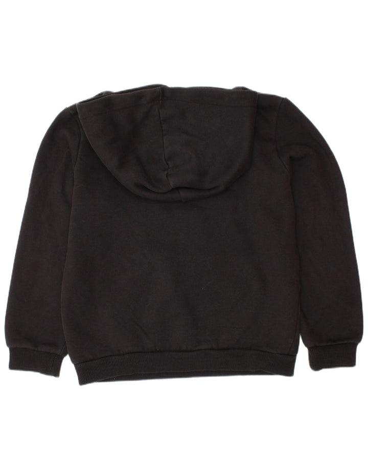 Толстовка с капюшоном PUMA для мальчиков 7-8 лет, черный хлопок