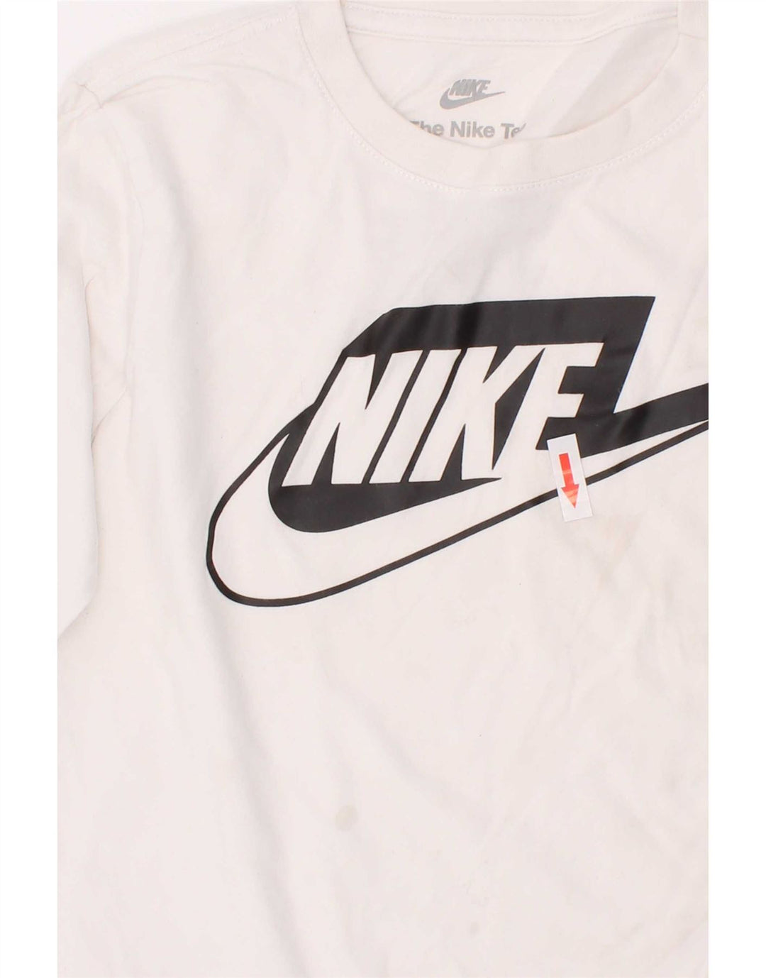 Топ с рисунком Nike для мальчиков с длинными рукавами, 4–5 лет, маленький белый