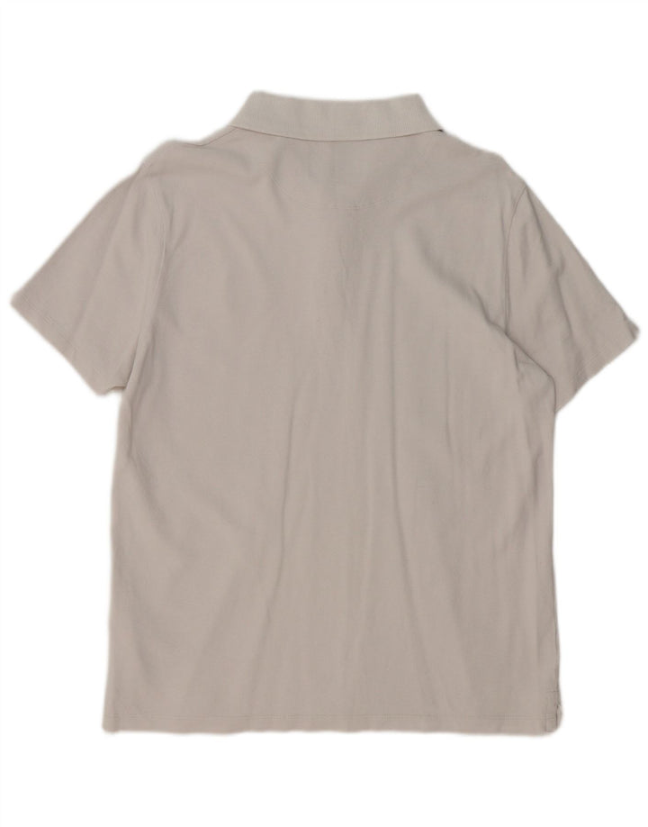 Мужская рубашка-поло LYLE & SCOTT большого размера из хлопка белого цвета