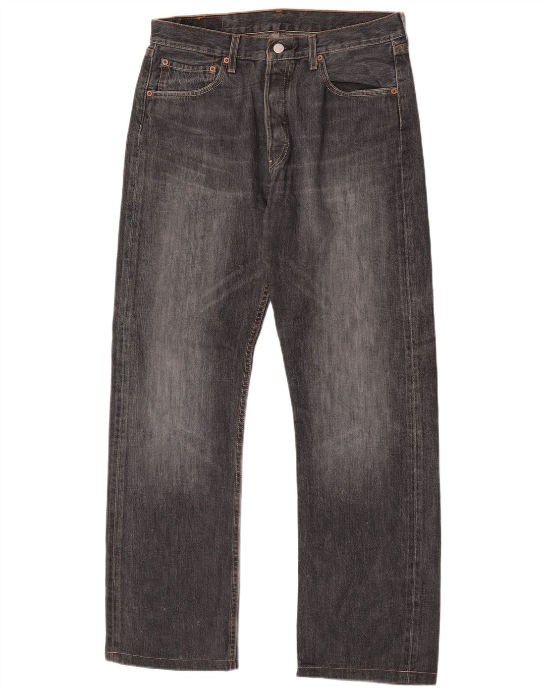 Мужские прямые джинсы Levi's 501 W33 L30 серые