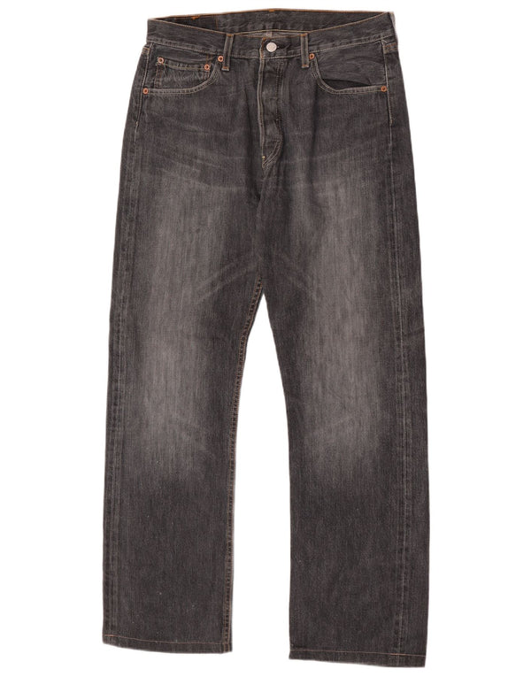 Мужские прямые джинсы Levi's 501 W33 L30 серые