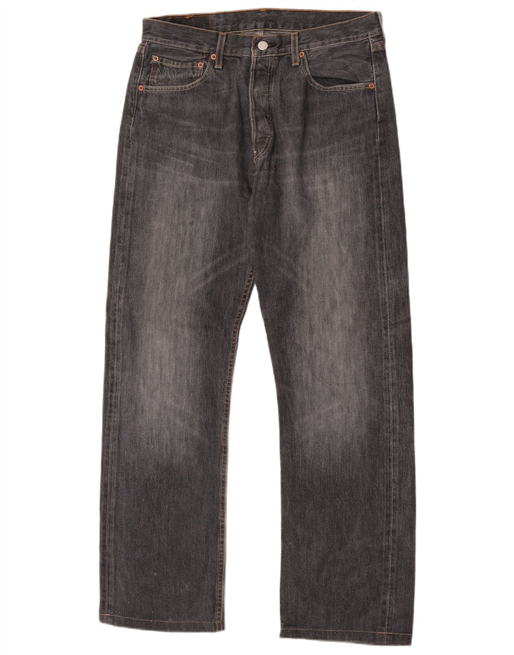 Мужские прямые джинсы Levi's 501 W33 L30 серые