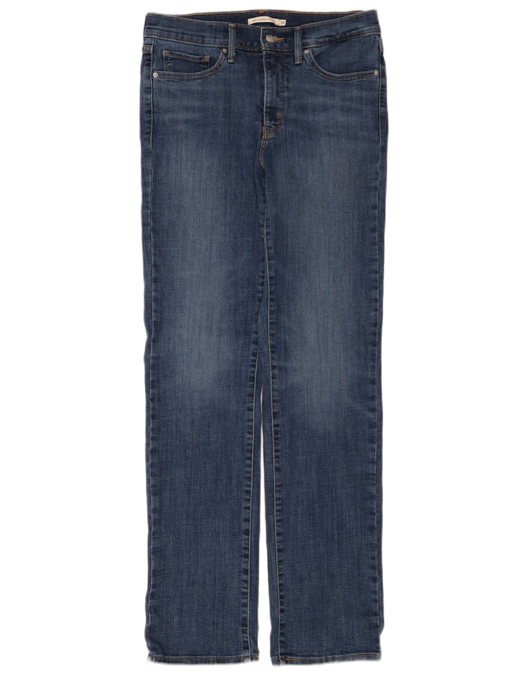 Женские прямые джинсы Levi's 314 W30 L32, синий хлопок