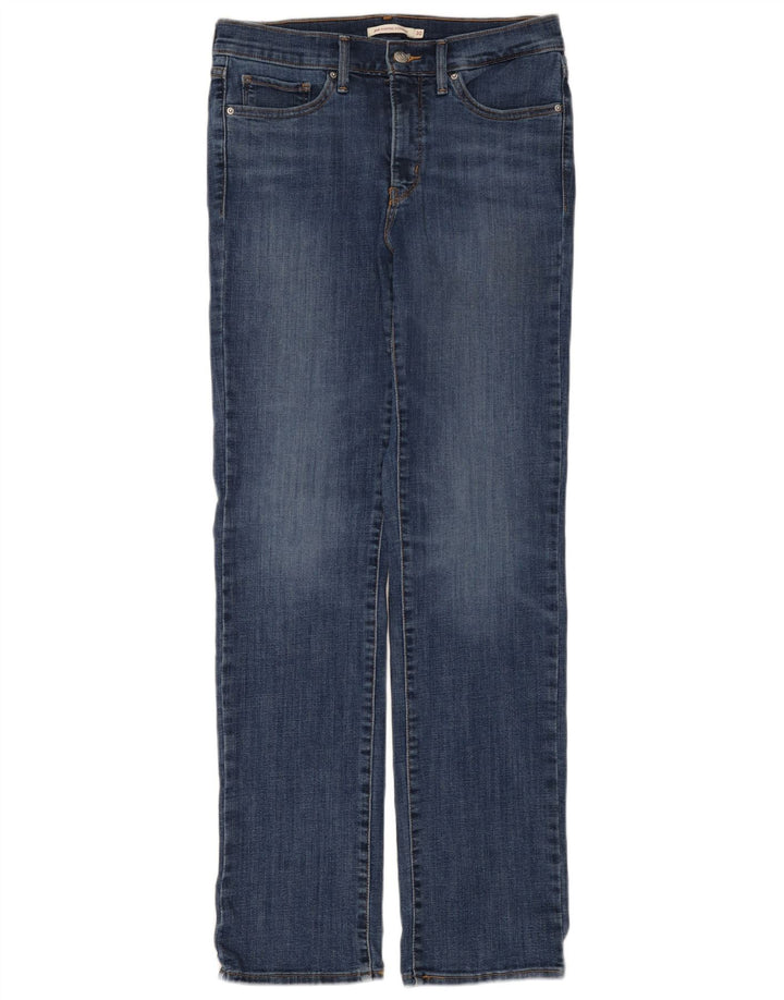 Женские прямые джинсы Levi's 314 W30 L32, синий хлопок