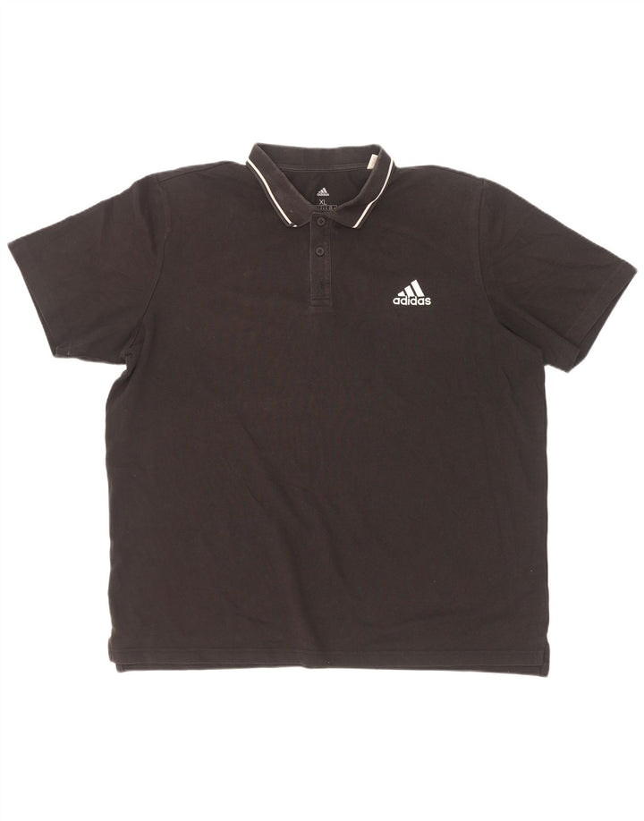 Мужская рубашка поло Adidas XL, черный хлопок