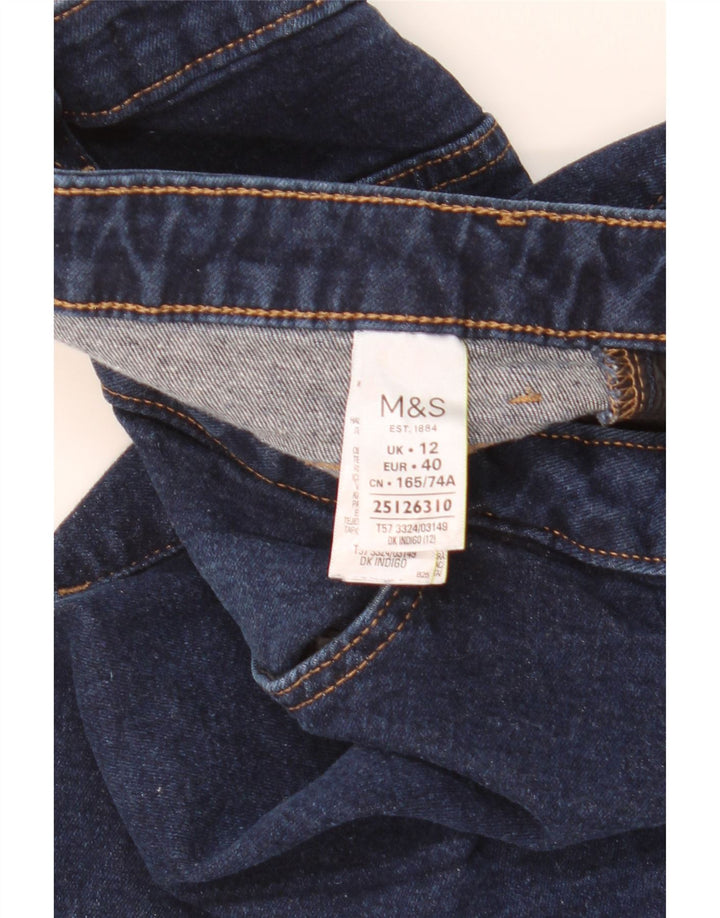 Женские джинсовые шорты Marks & Spencer UK 12 Medium W30 Темно-синие, хлопок