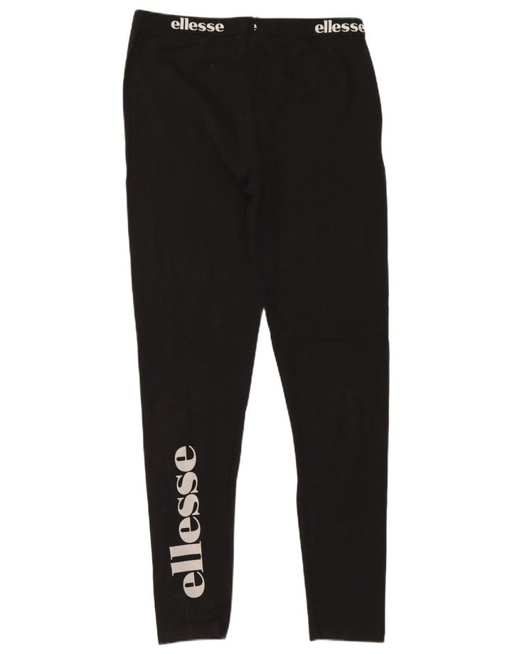 Женские леггинсы с рисунком Ellesse UK 12, средний черный