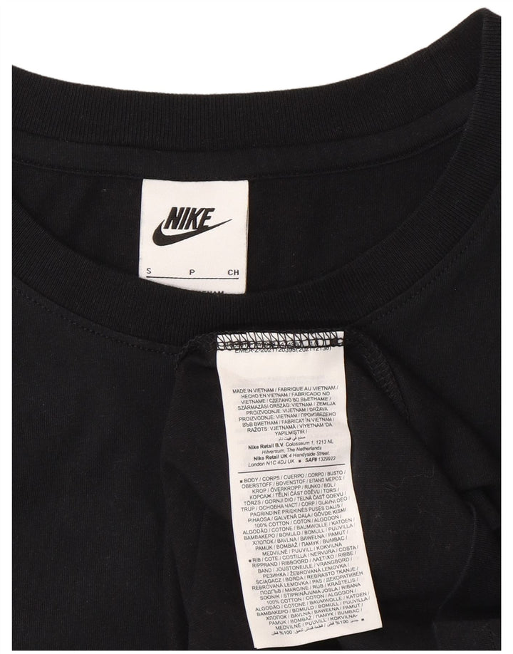 Мужская футболка с рисунком Nike, маленький черный хлопок