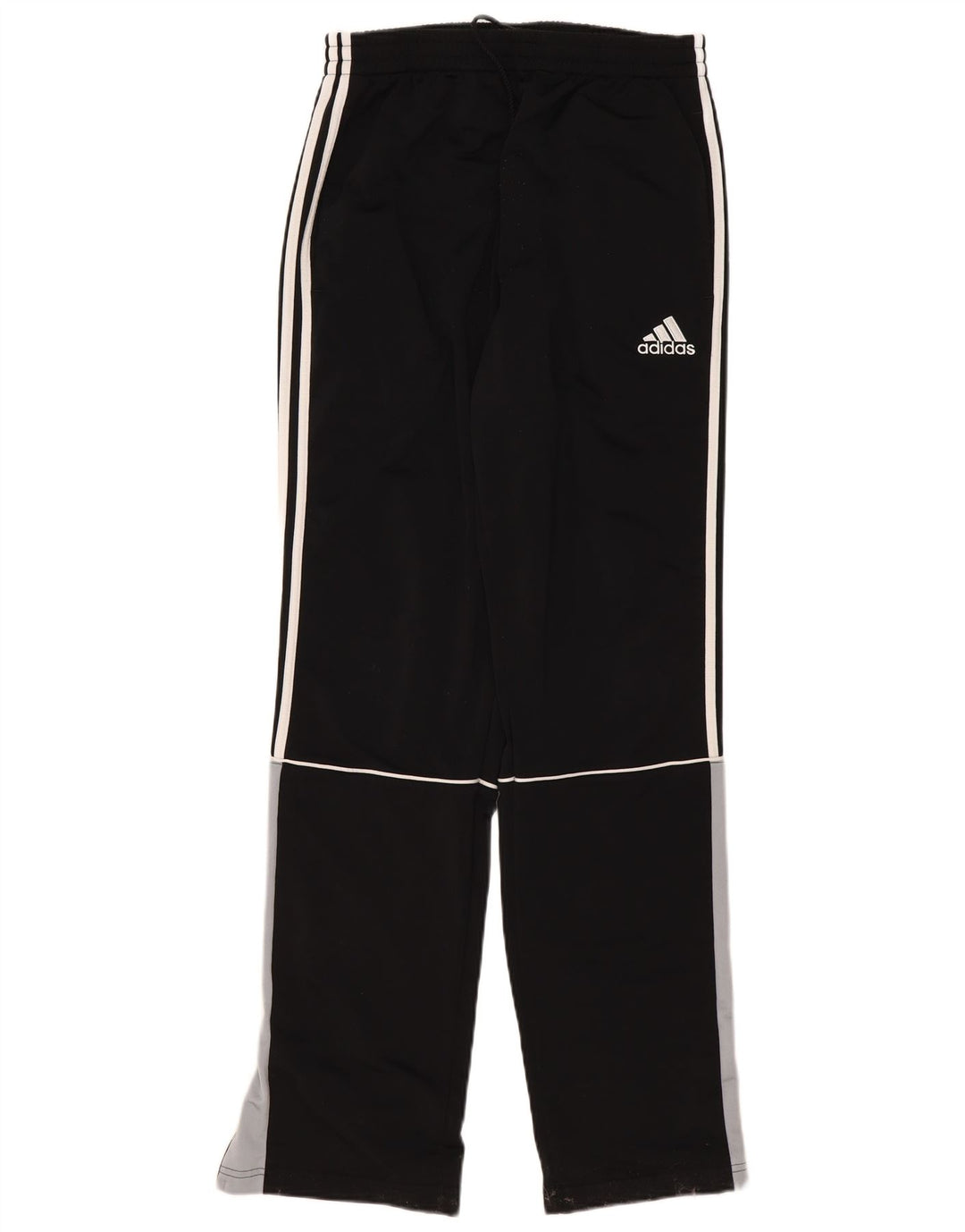 Мужские спортивные брюки Adidas UK 40/42, средний черный полиэстер с цветными блоками