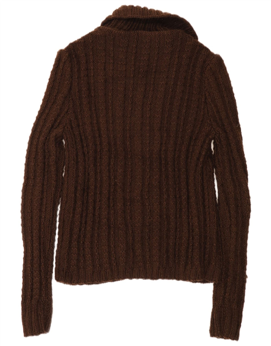 Винтажный женский кардиган-свитер UK 18 XL Коричневый