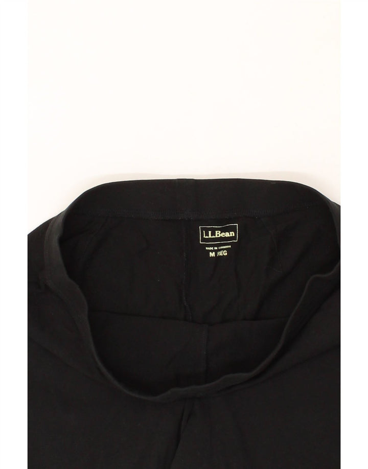 L.L.BEAN Womens Sport Shorts UK 14 Medium Black Cotton Vintage L.L.Bean and Second-Hand L.L.Bean from Messina Hembry 
