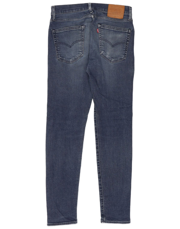 Мужские зауженные джинсы скинни Levi's W32 L32 синие, хлопок